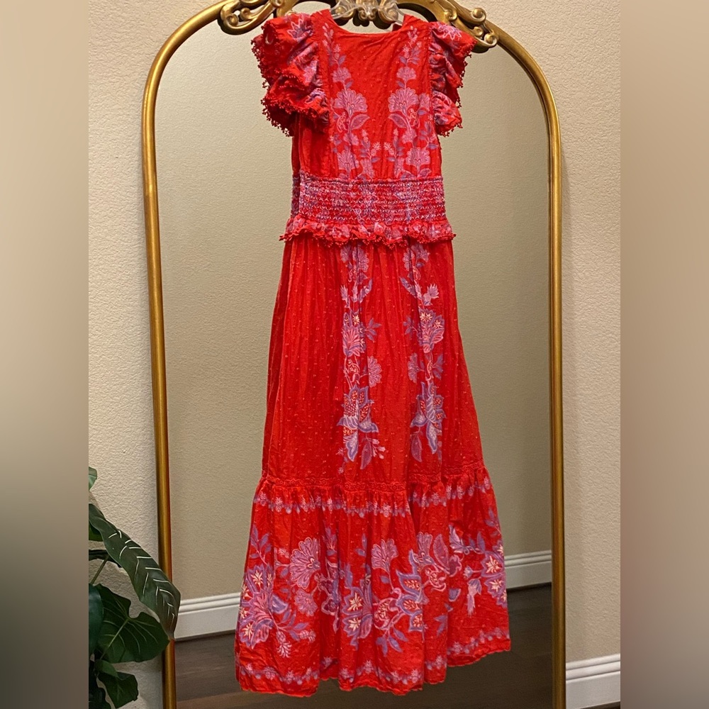 FARM Rio Shell Garden Floral Maxi Dress Accents - Picture 7 of 12